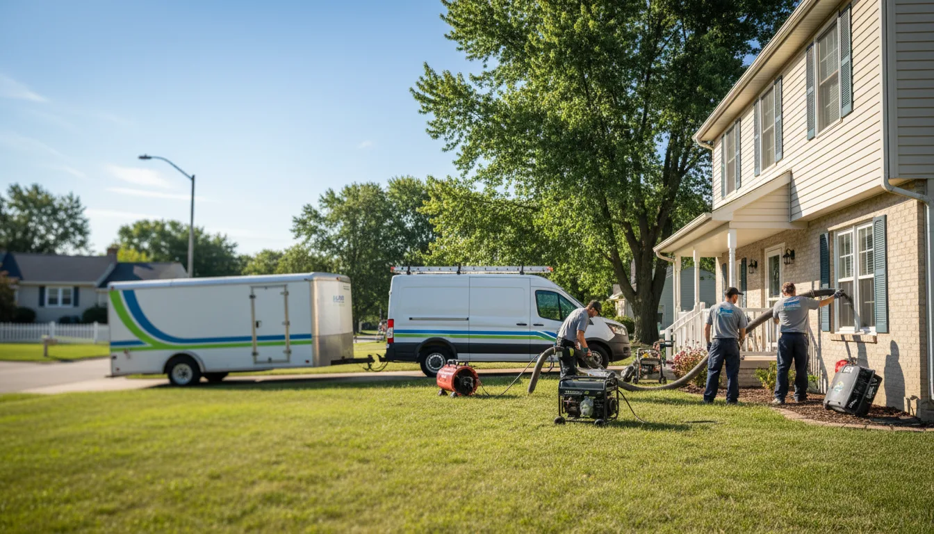 Flooded Basement Restoration And Cleanup With Repair in Edina, MN near me